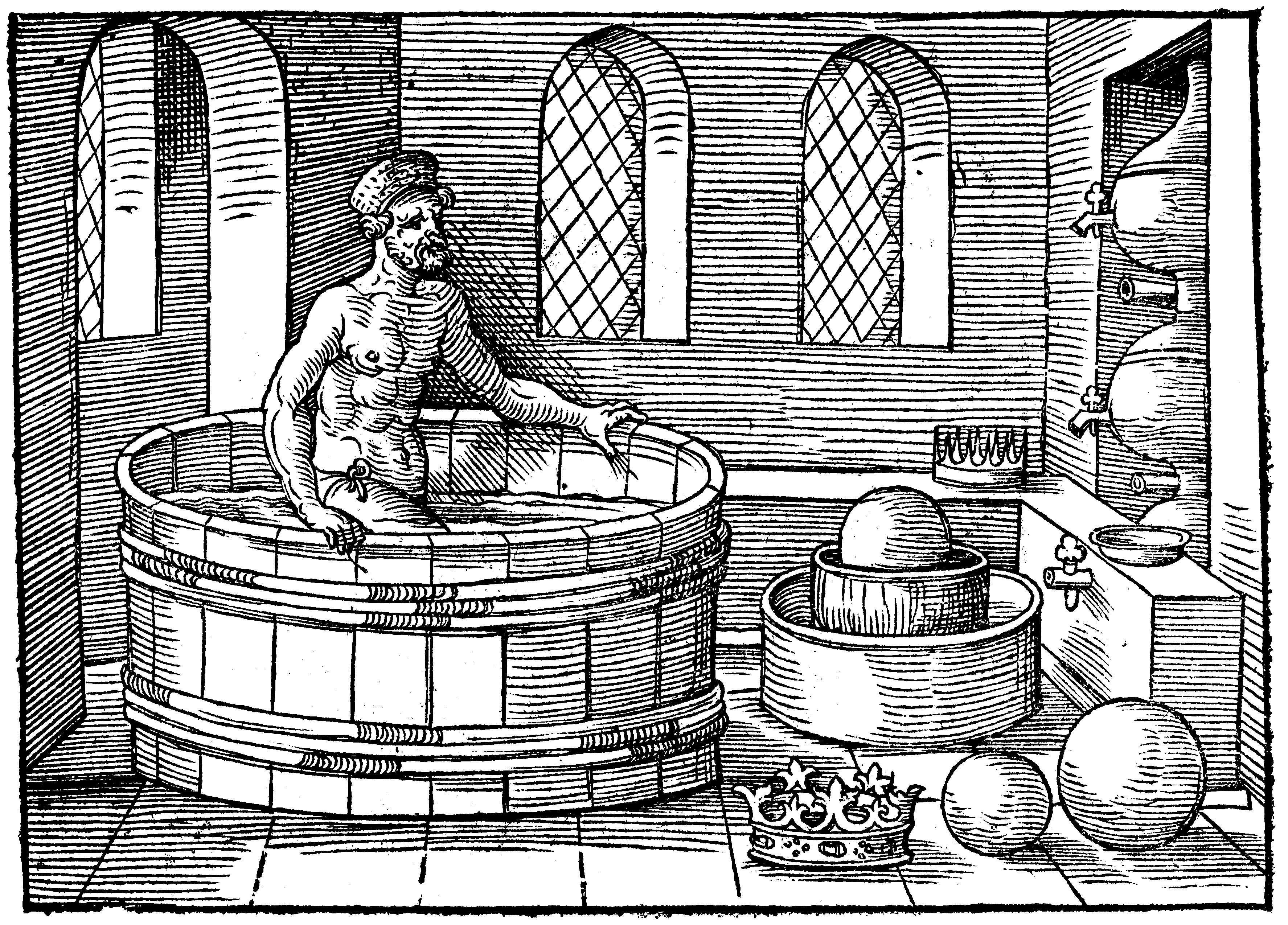 Ванная комната древнего римлянина. Архимед ванна Эврика. Древняя Греция Архимед. Архимед гравюра. Древняя Греция Архимед в ванной.